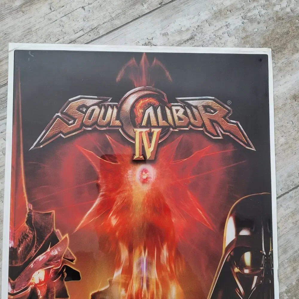 MINT SoulCalibur IV Darth Vader PS3 Promo Set - Rigid & Paper Variants UNPEELED